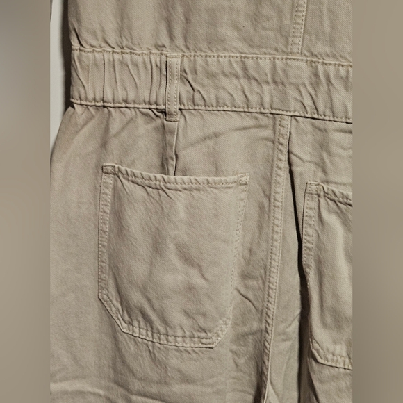 Universal Thread Ecru Utility Jumpsuit Size 8 - Picture 8 of 16